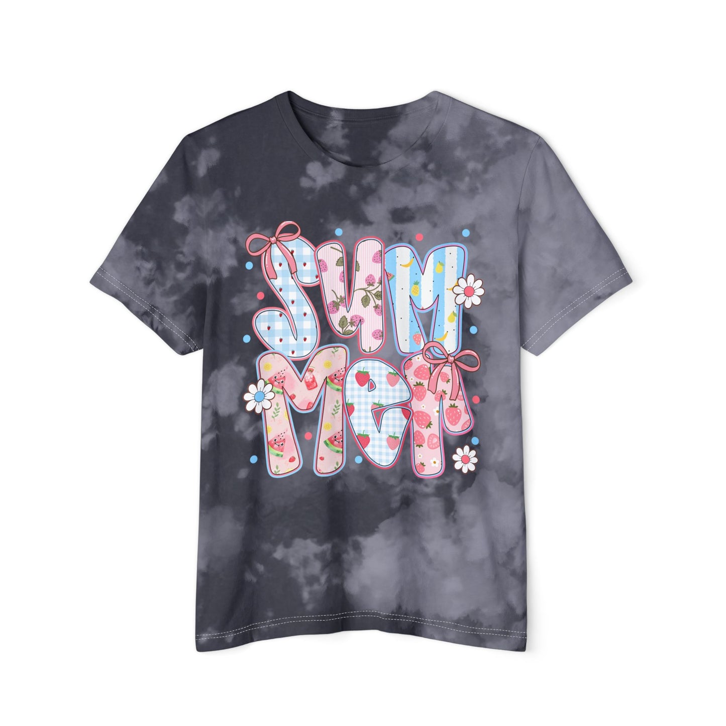 Berry Summer FWD Fashion Tie-Dyed T-Shirt