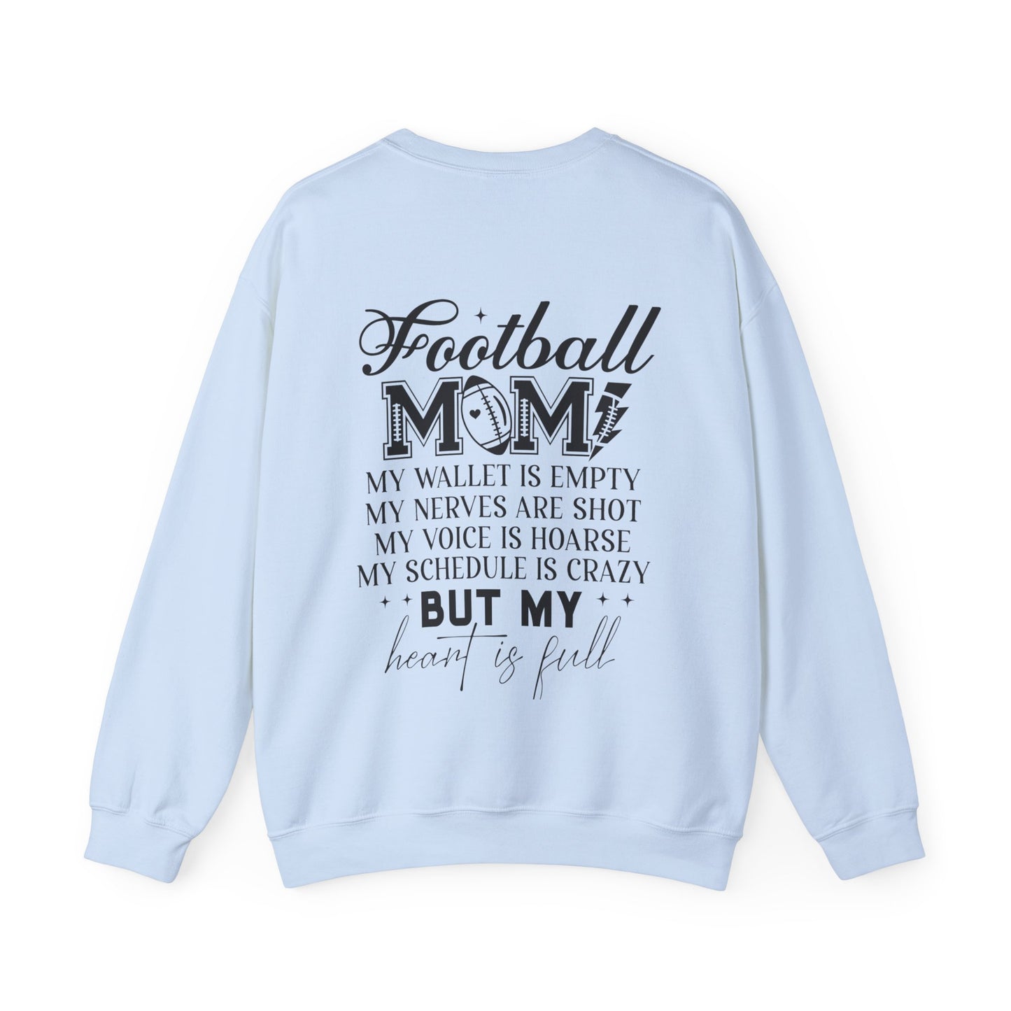 Football Mom F/B Heavy Blend™ Crewneck Sweatshirt