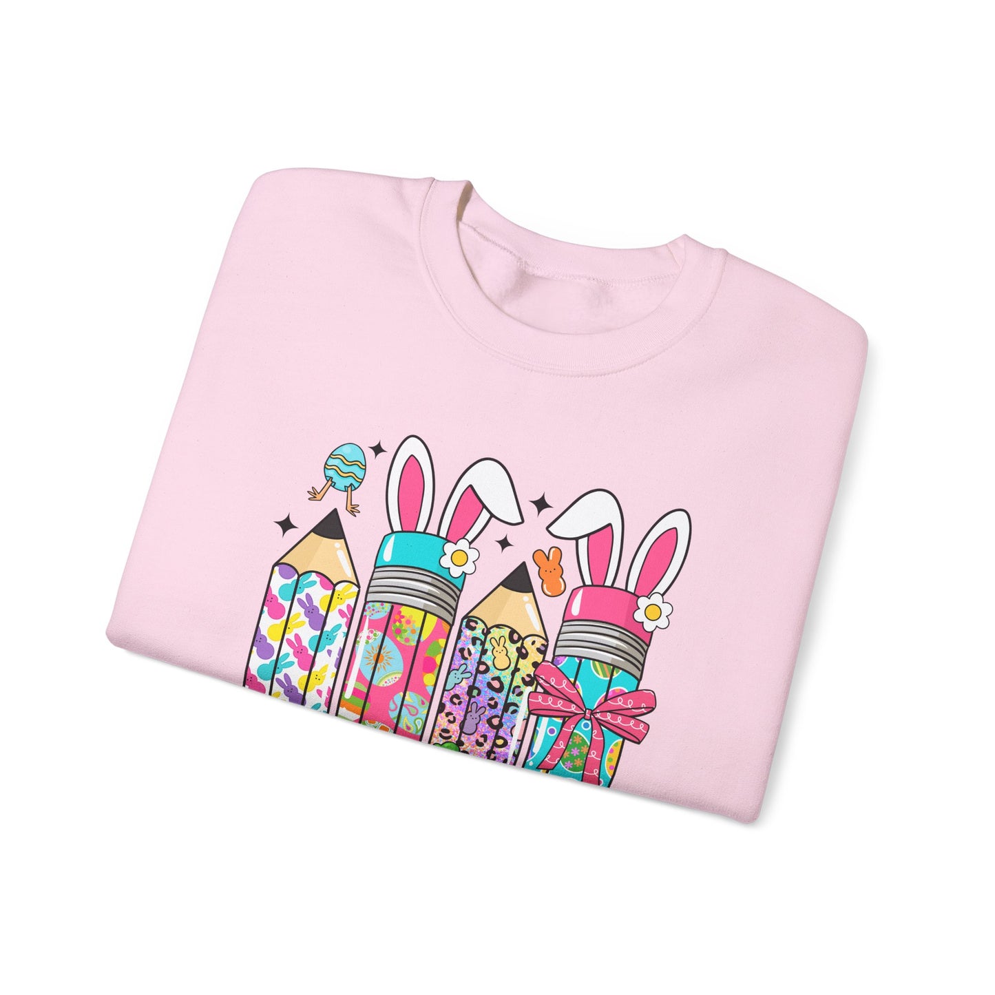 Easter Pencils Teacher Life Heavy Blend™ Crewneck Sweatshirt