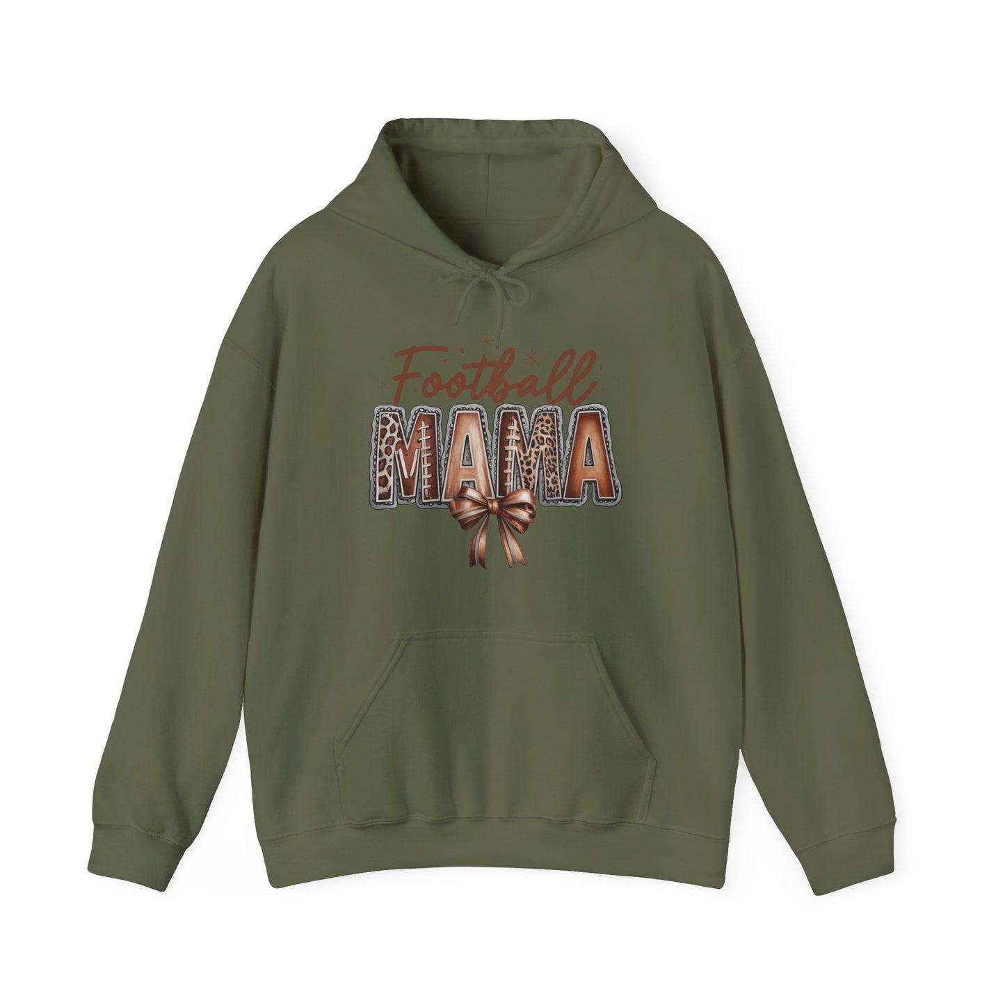 Football Mama Heavy Blend™ Hooded Sweatshirt