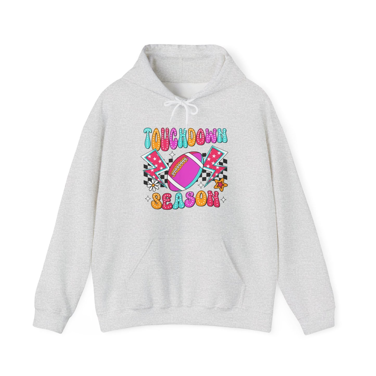 Retro Touchdown Season Heavy Blend™ Hooded Sweatshirt