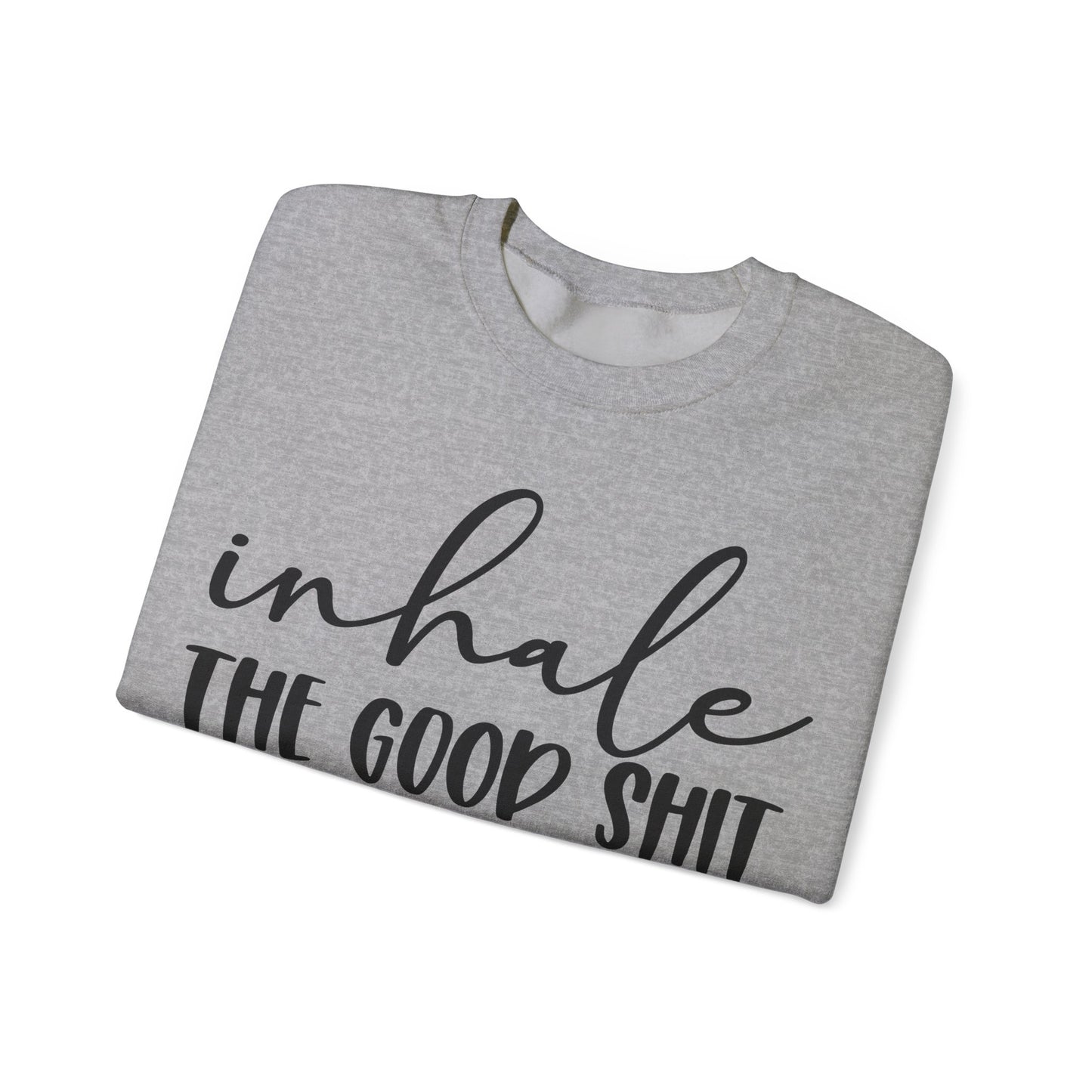 Inhale Exhale Heavy Blend™ Crewneck Sweatshirt