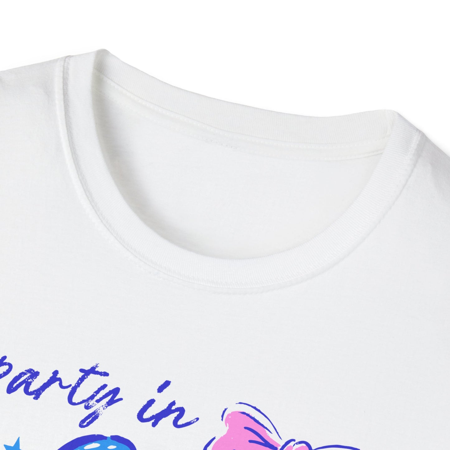 Party In The USA Balloon Dog Softstyle T-Shirt