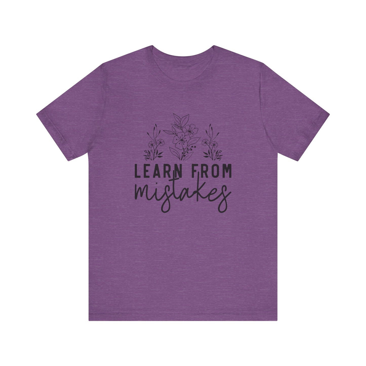 Learn From Mistakes Jersey Short Sleeve Tee