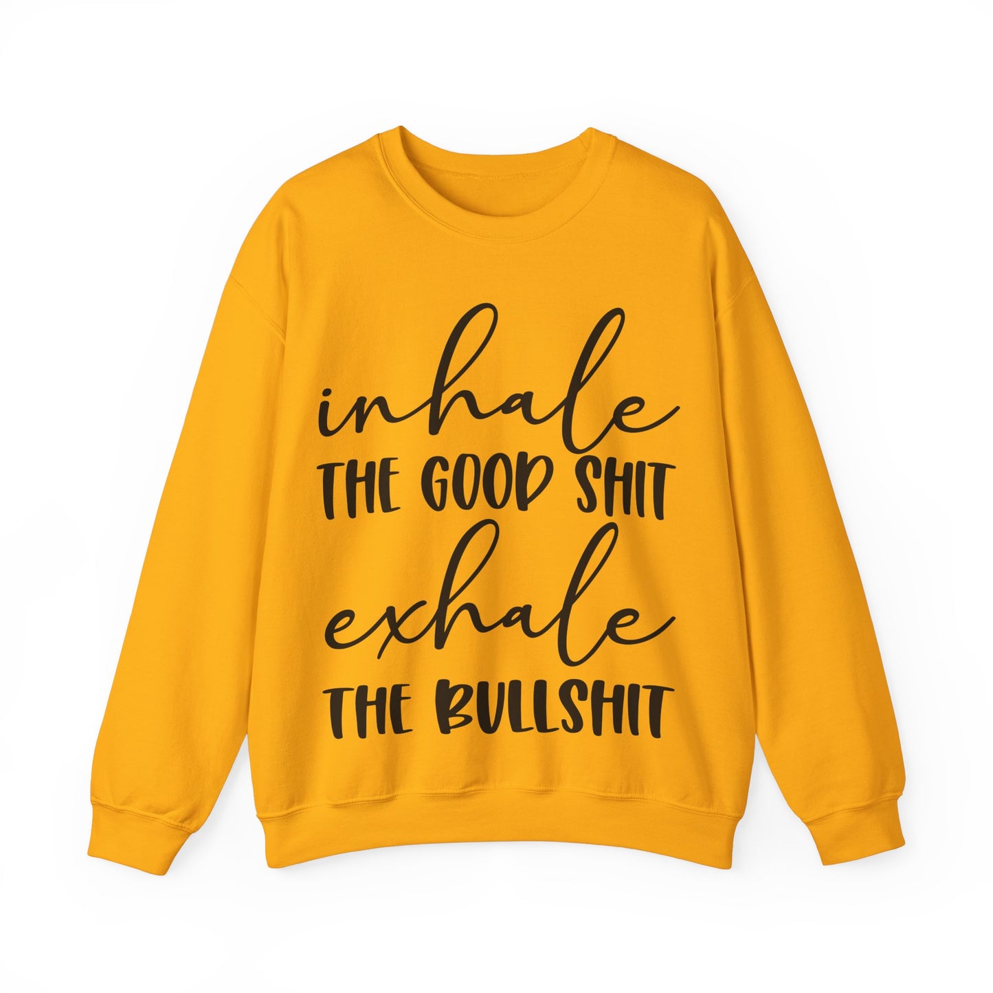 Inhale Exhale Heavy Blend™ Crewneck Sweatshirt