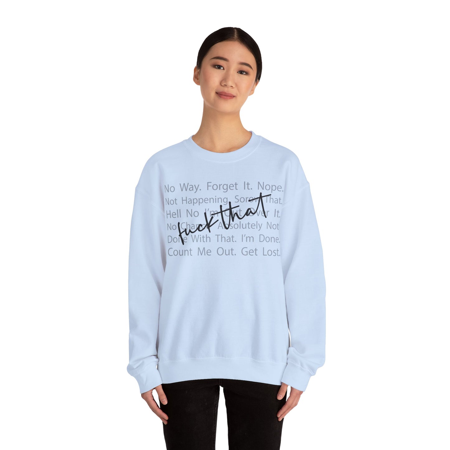 F That Heavy Blend™ Crewneck Sweatshirt