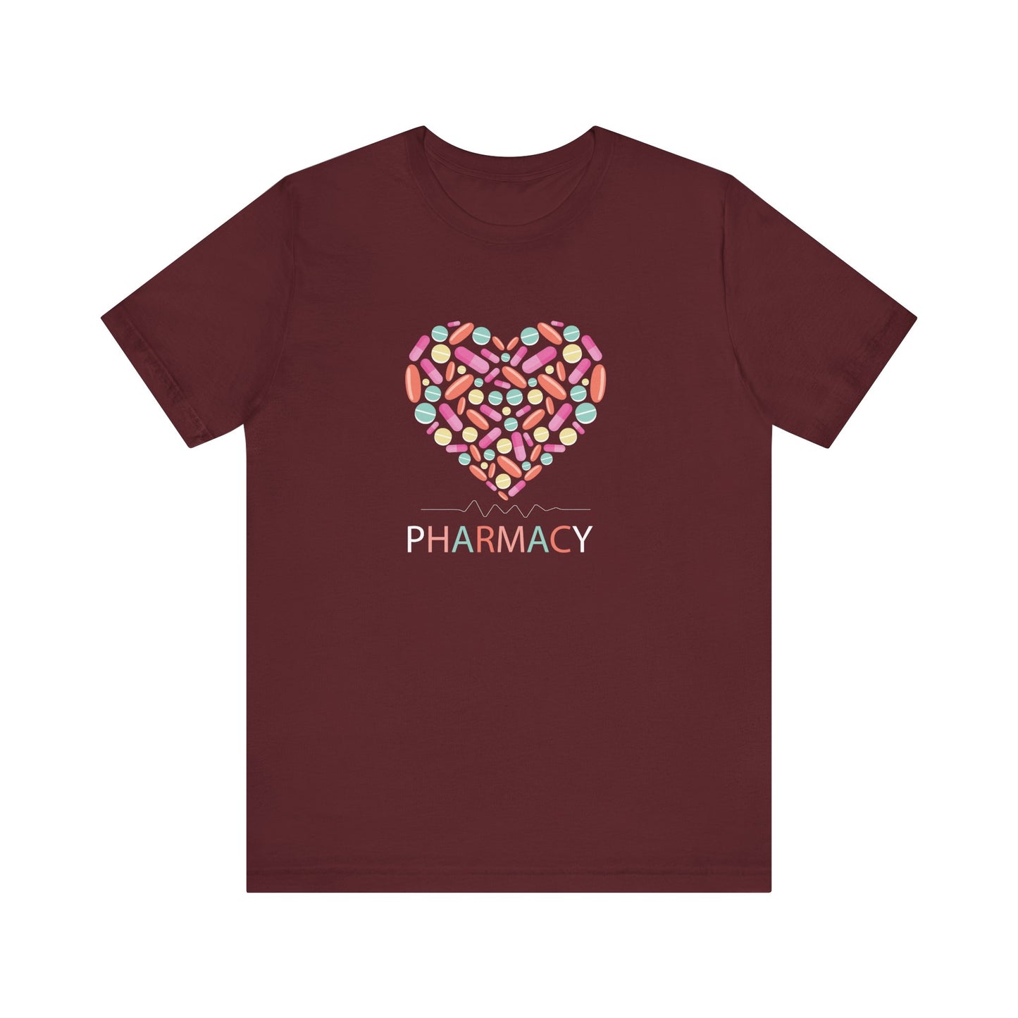 Pharmacy Pill Heart Jersey Short Sleeve Tee CYOT