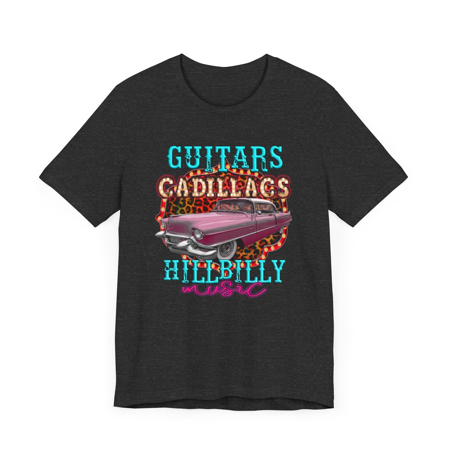 Guitars Cadillacs Hillbilly Music Jersey Short Sleeve Tee