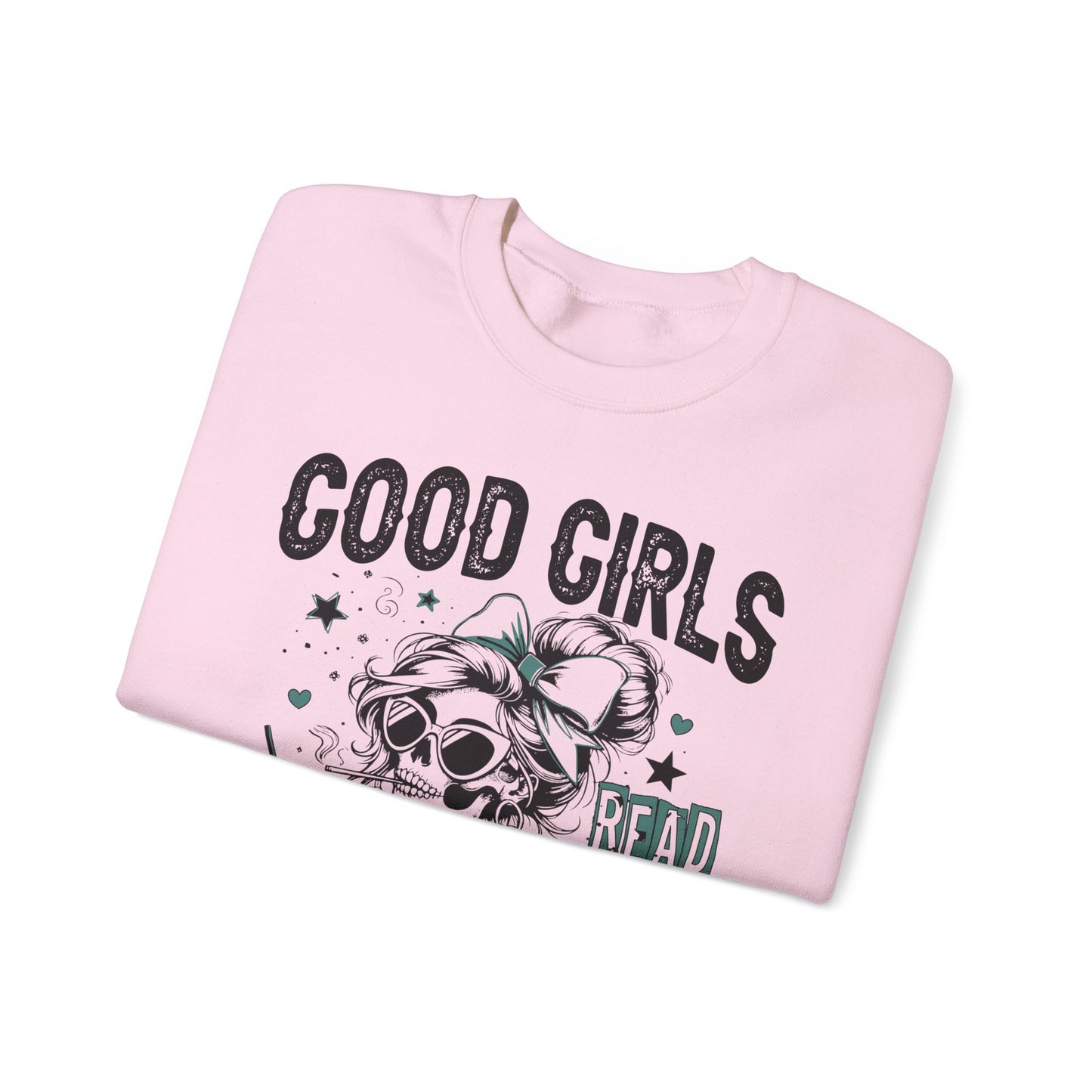 Good Girls Read Spicy Books Heavy Blend™ Crewneck Sweatshirt