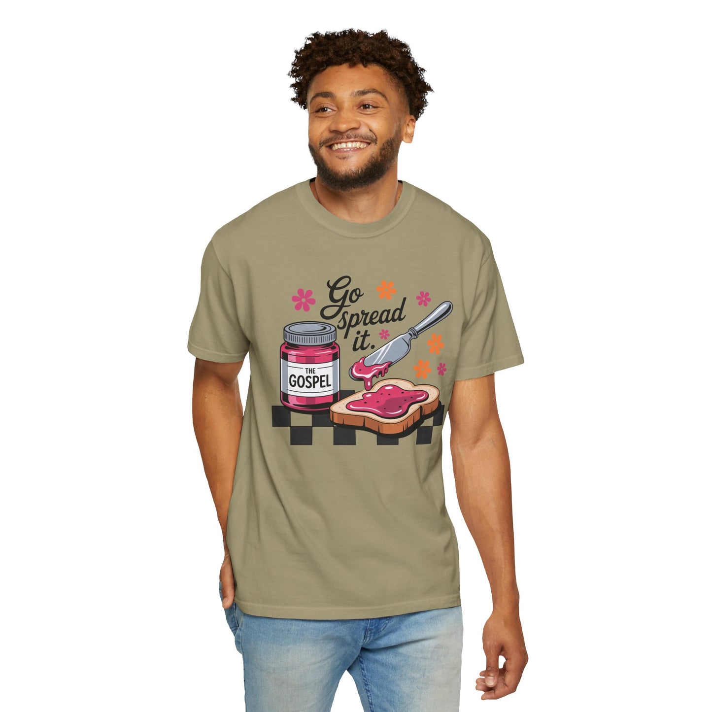 Go Spread It Garment-Dyed T-shirt