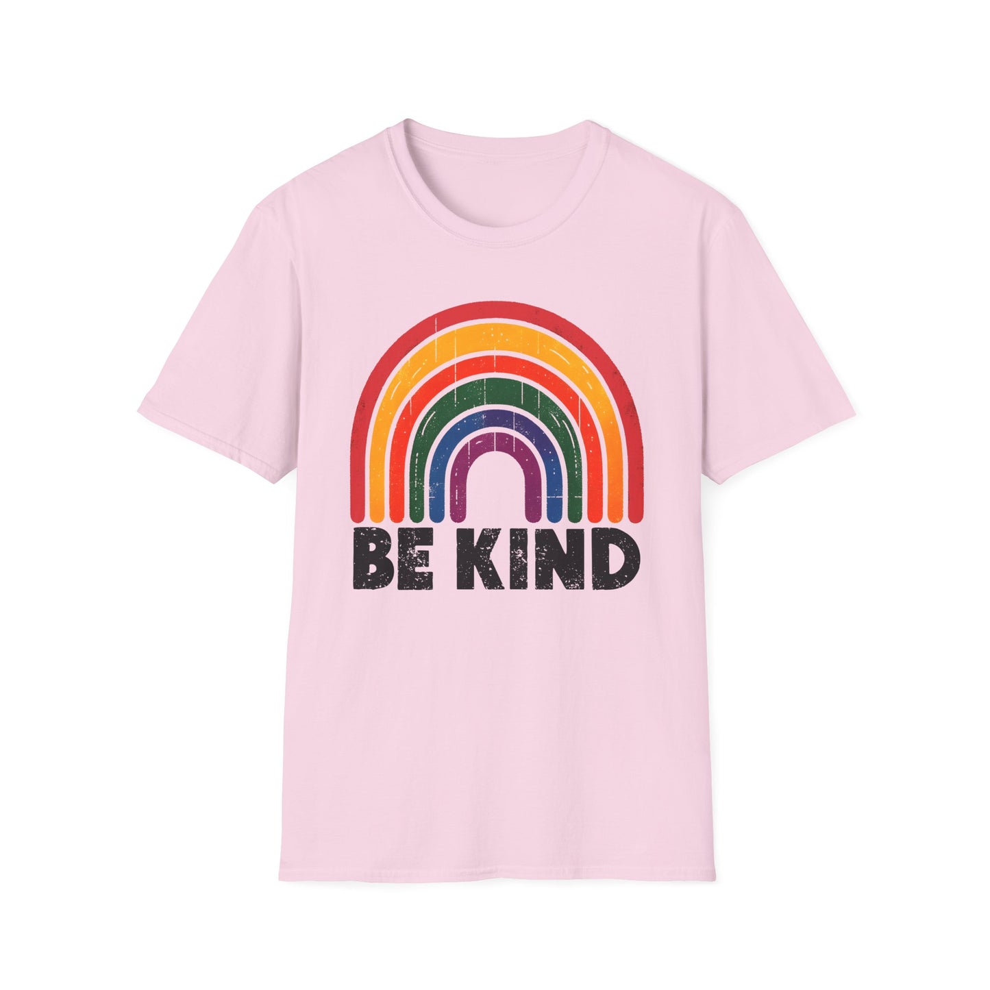 Be Kind Rainbow Softstyle T-Shirt