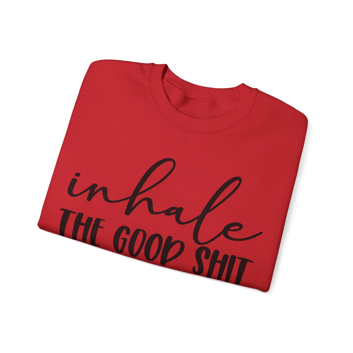 Inhale Exhale Heavy Blend™ Crewneck Sweatshirt