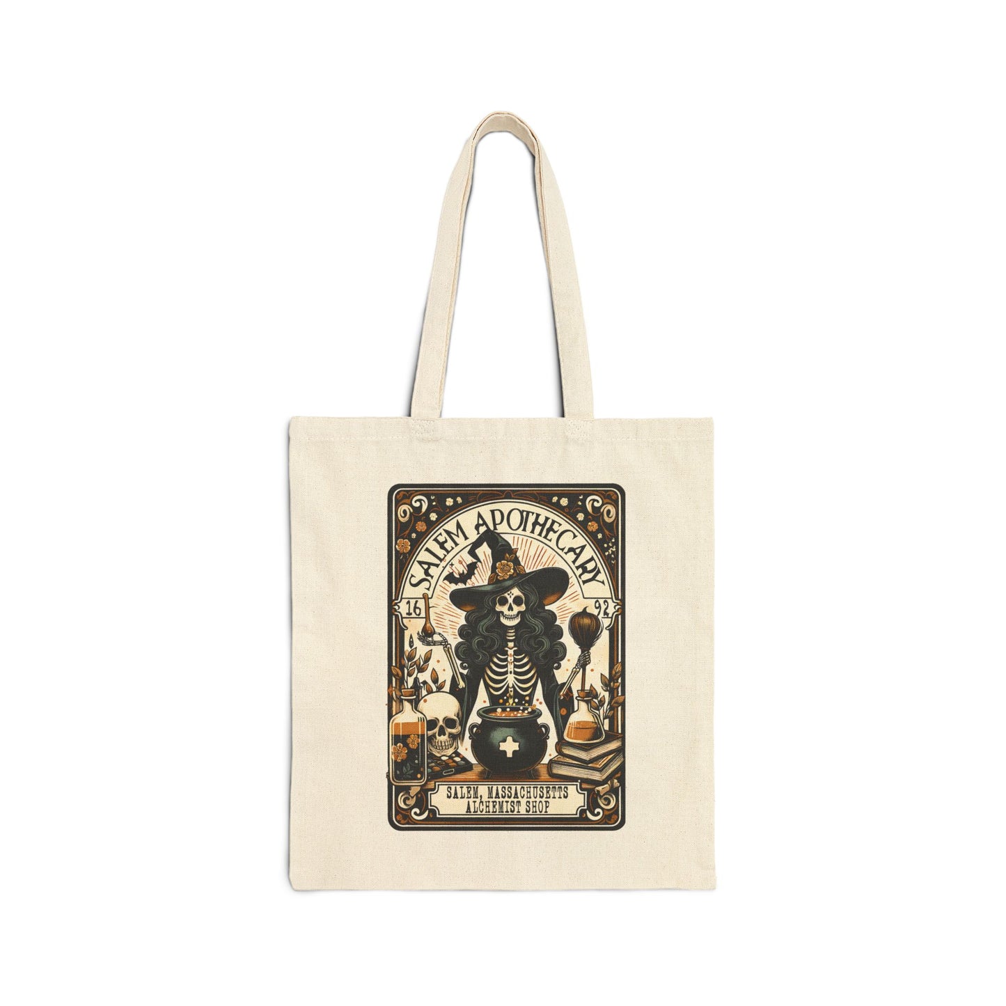 Salem Apothecary Cotton Canvas Tote Bag