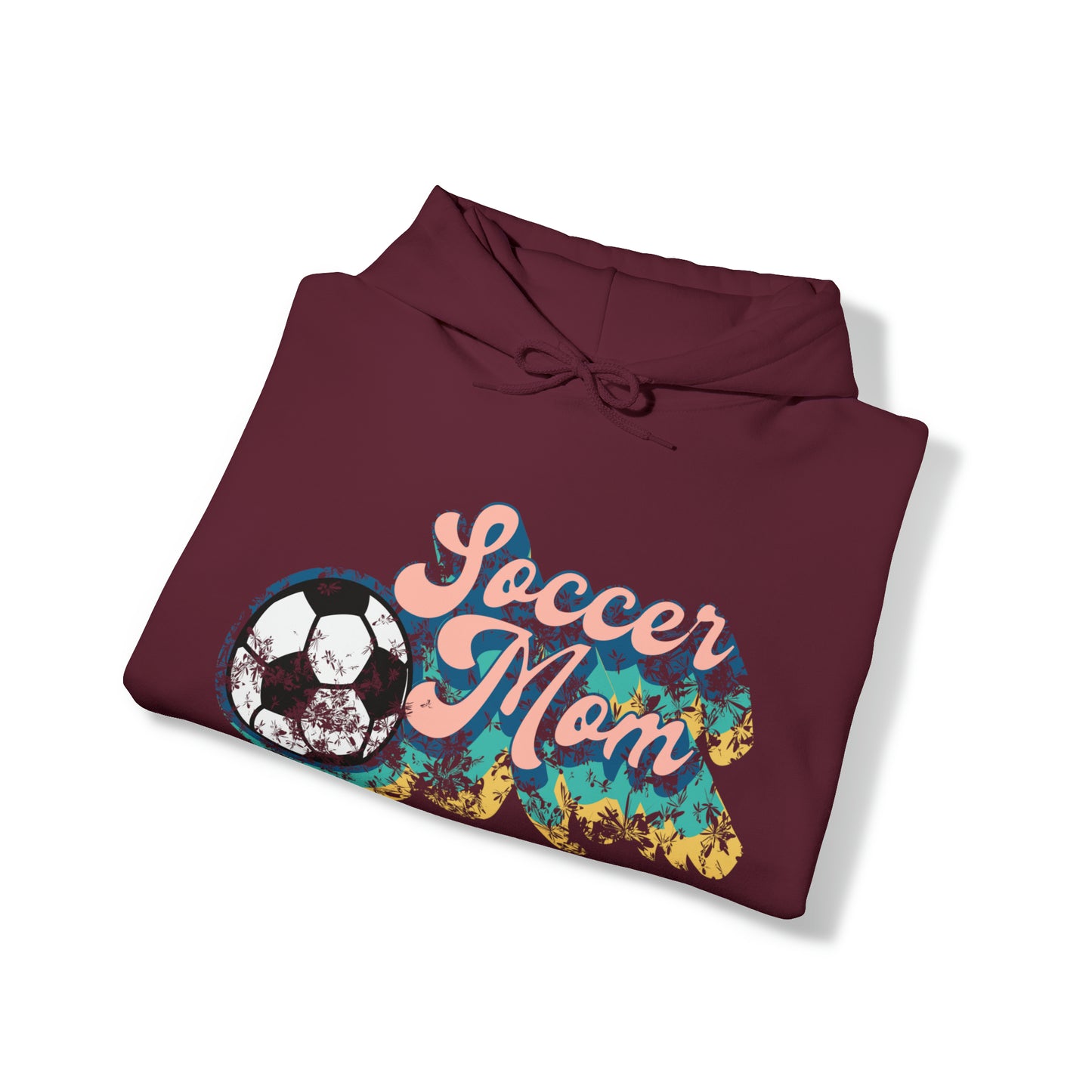 Retro Soccer Mom Heavy Blend™ Hooded Sweatshirt
