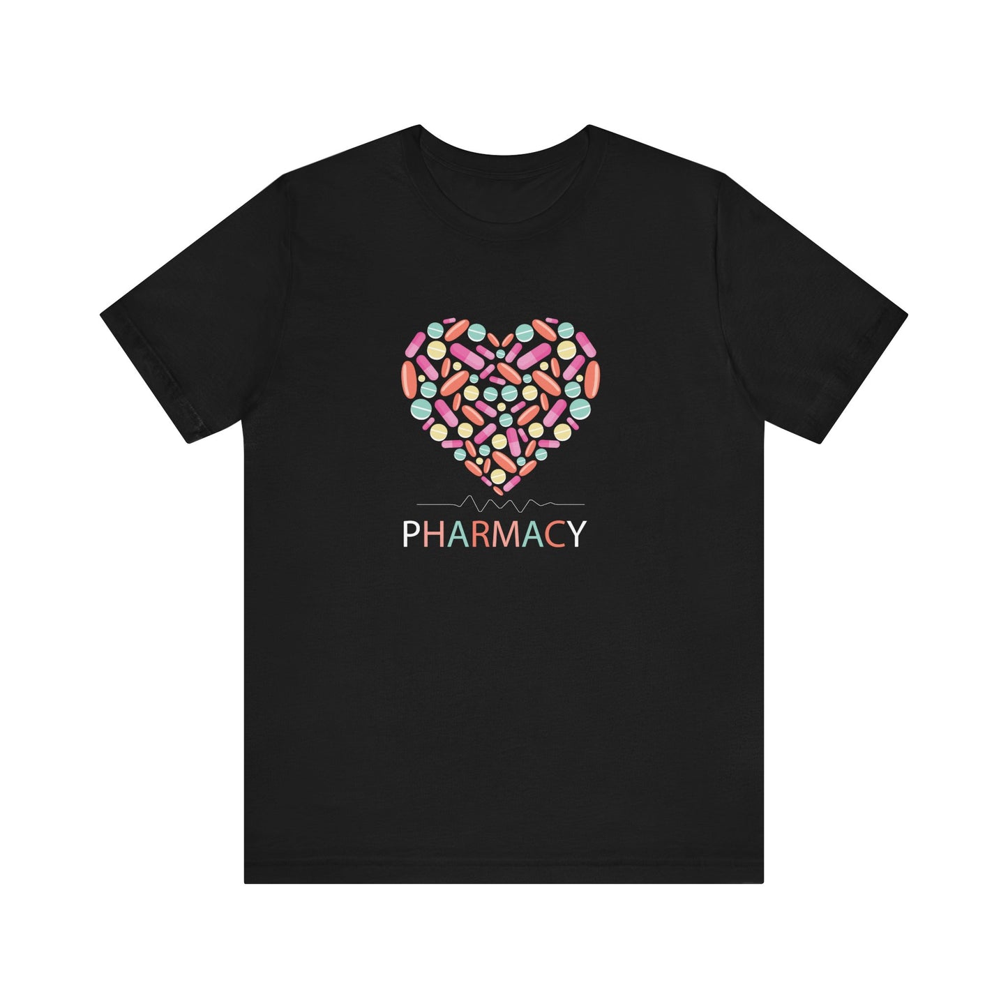 Pharmacy Pill Heart Jersey Short Sleeve Tee CYOT