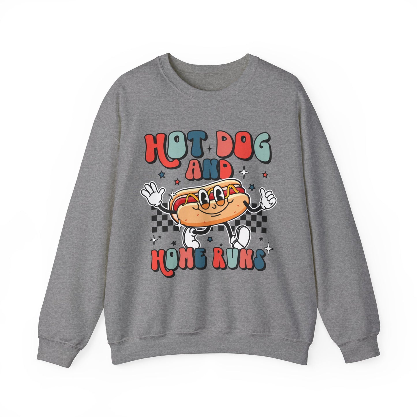 Hot Dogs and Home Runs Heavy Blend™ Crewneck Sweatshirt