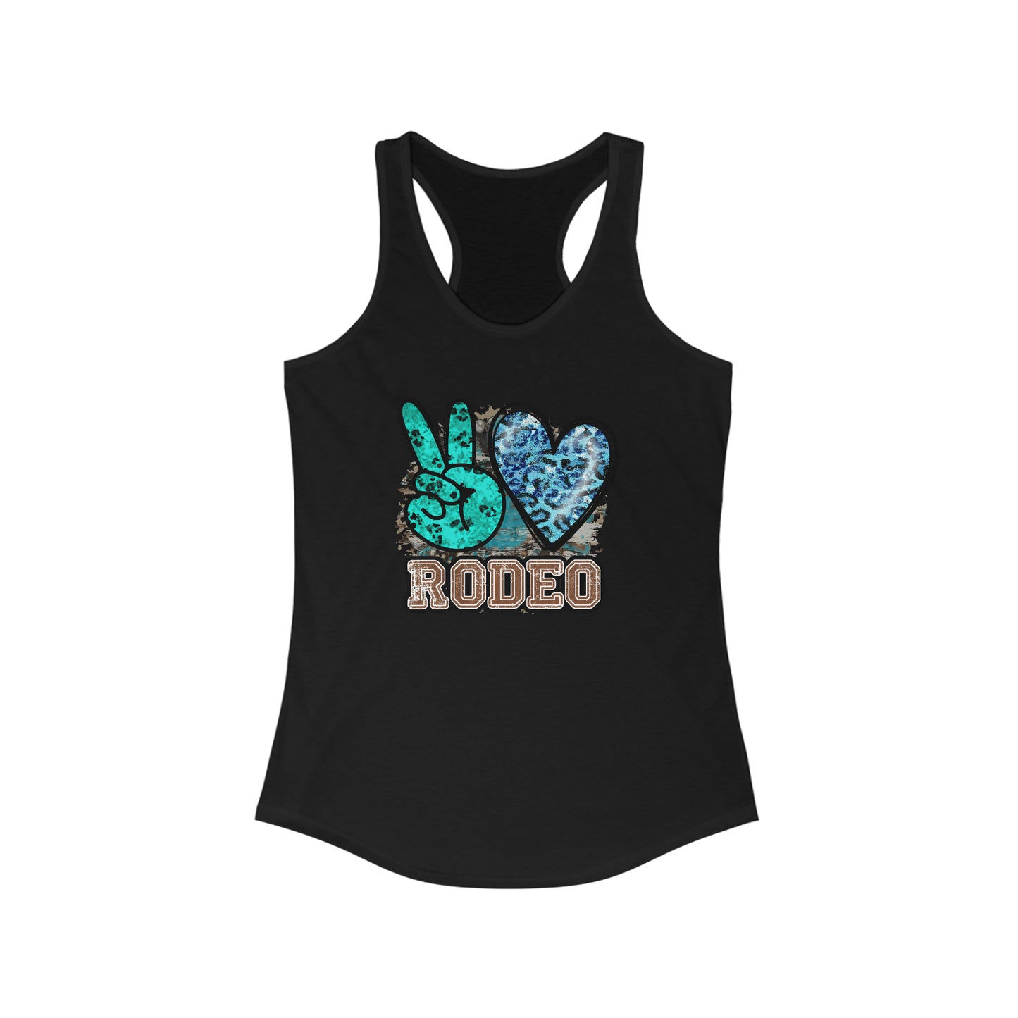 Peace Love Rodeo Ideal Racerback Tank