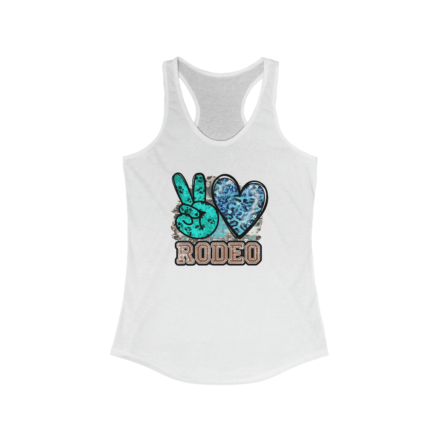 Peace Love Rodeo Ideal Racerback Tank