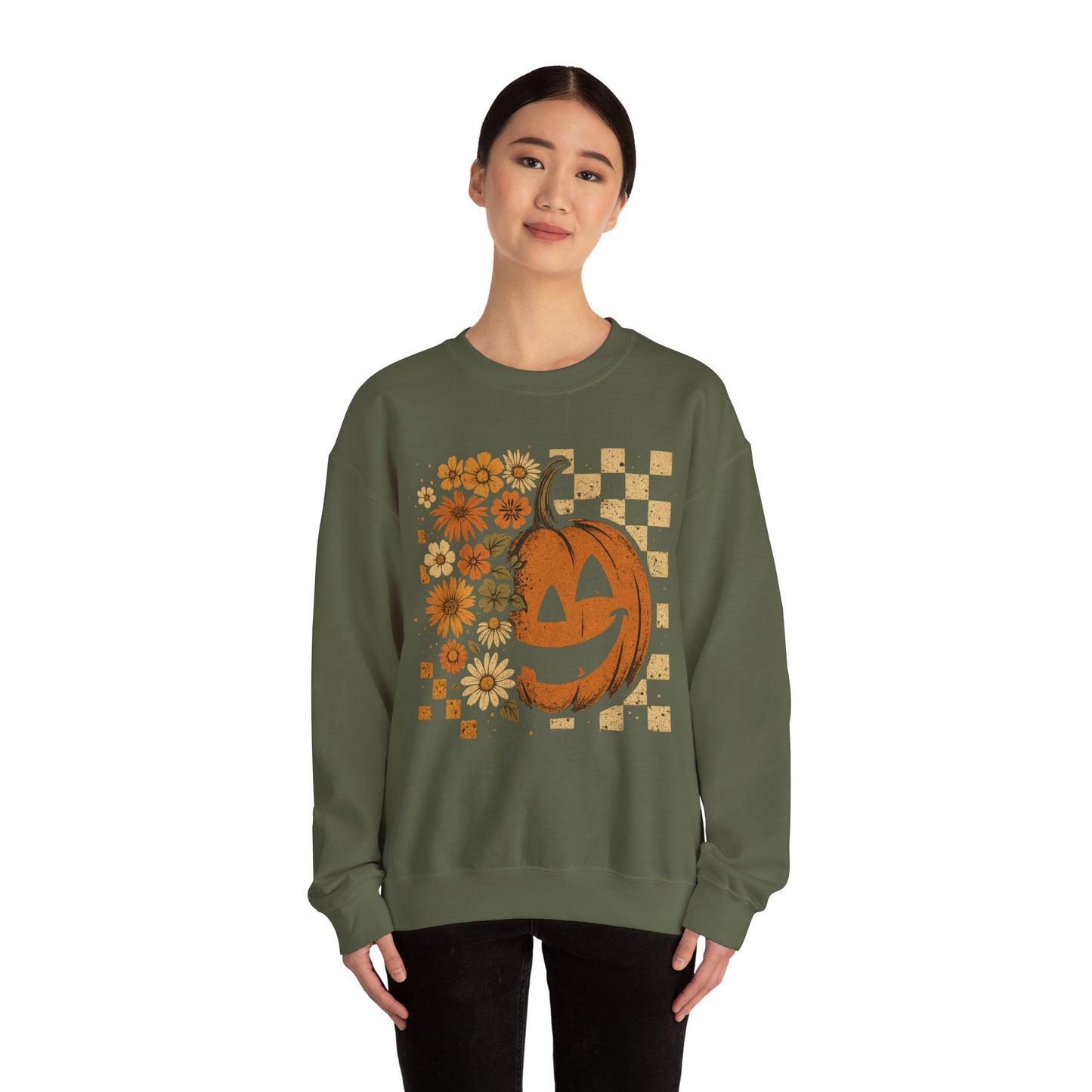 Vintage Jack-o’-lantern Heavy Blend™ Crewneck Sweatshirt