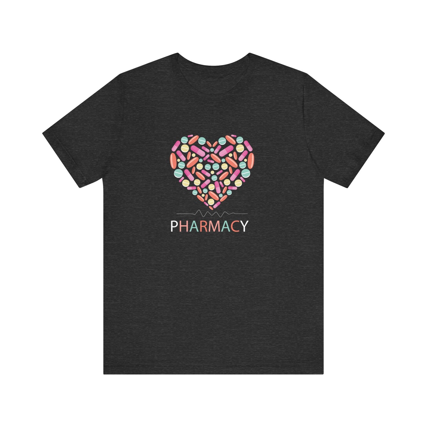 Pharmacy Pill Heart Jersey Short Sleeve Tee CYOT