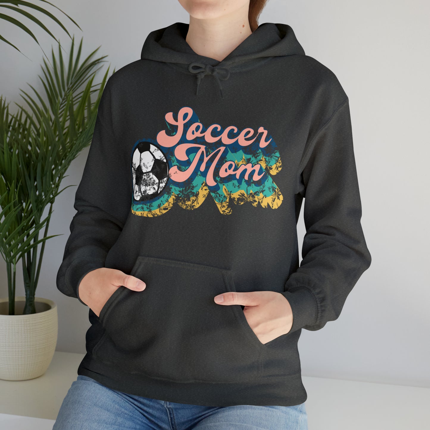 Retro Soccer Mom Heavy Blend™ Hooded Sweatshirt