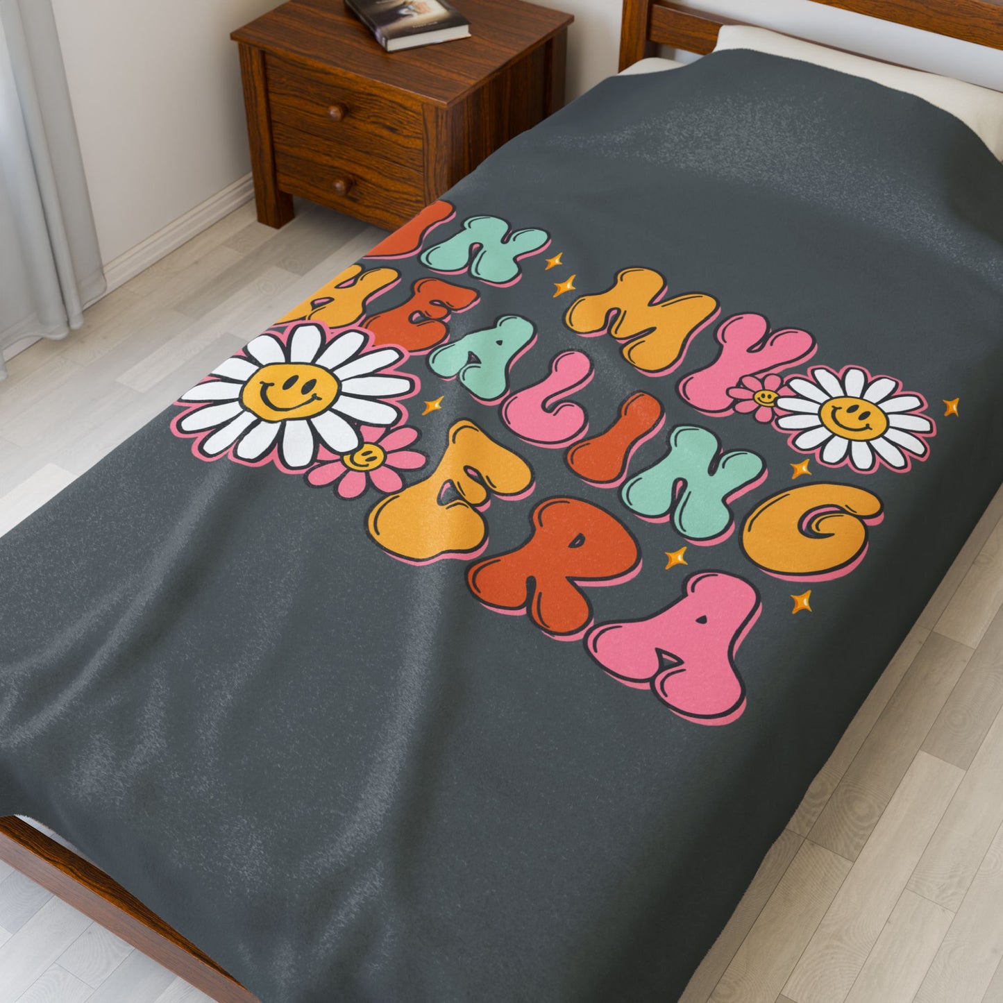 In My Healing Era Velveteen Plush Blanket