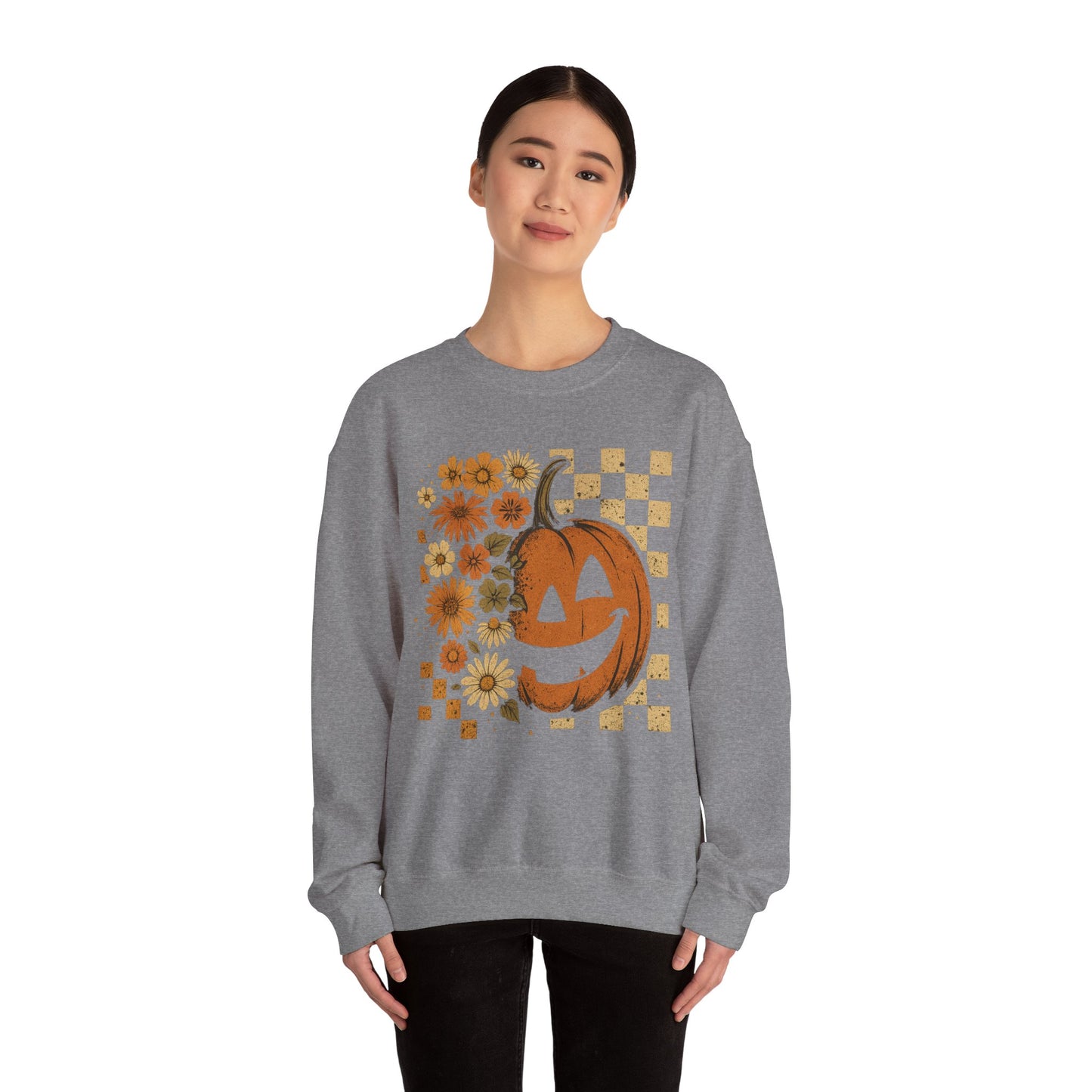 Vintage Jack-o’-lantern Heavy Blend™ Crewneck Sweatshirt