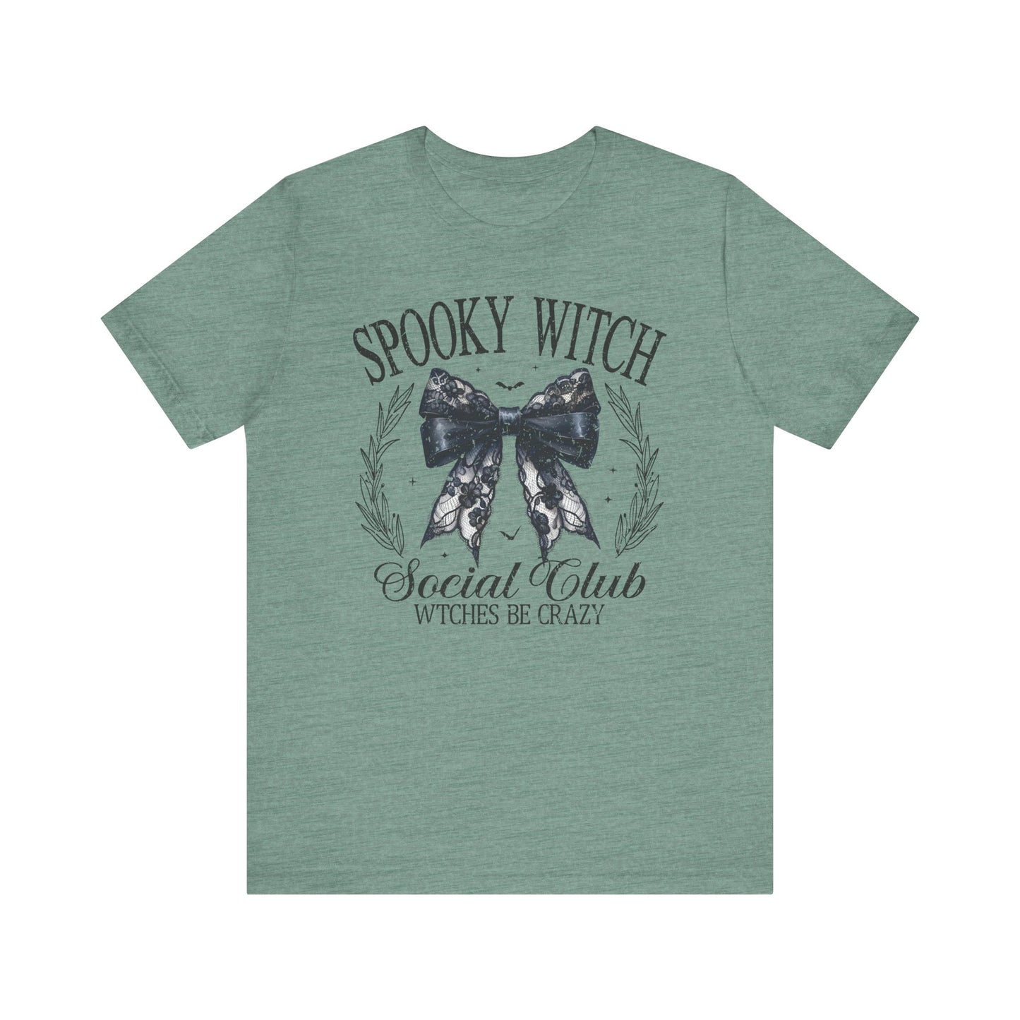 Spooky Witch Social Club Jersey Short Sleeve Tee