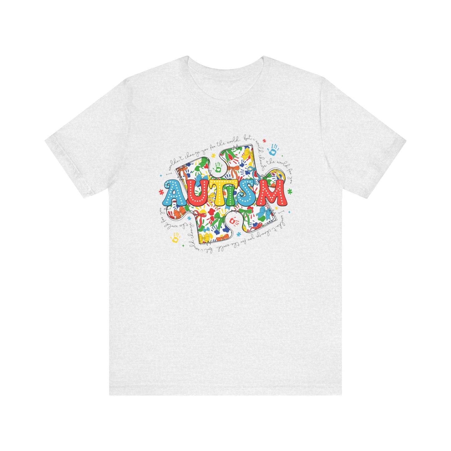 Autism Puzzle Jersey Short Sleeve Tee