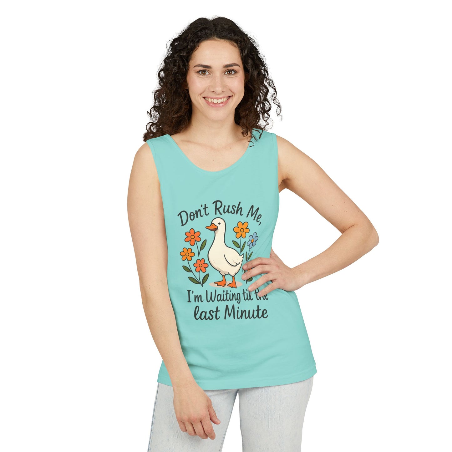 Dot Rush Me Garment-Dyed Tank Top