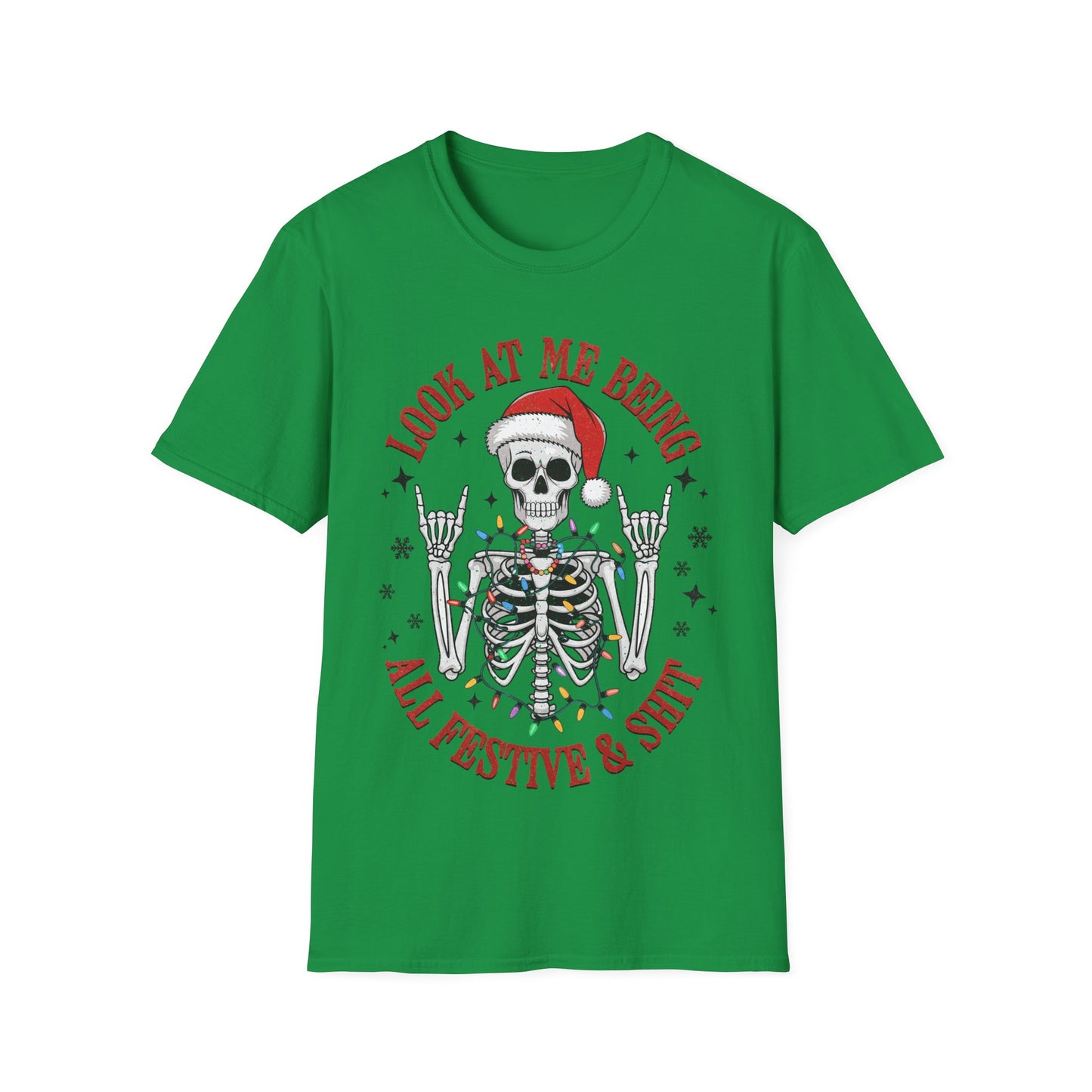 Festive Skellie Softstyle T-Shirt