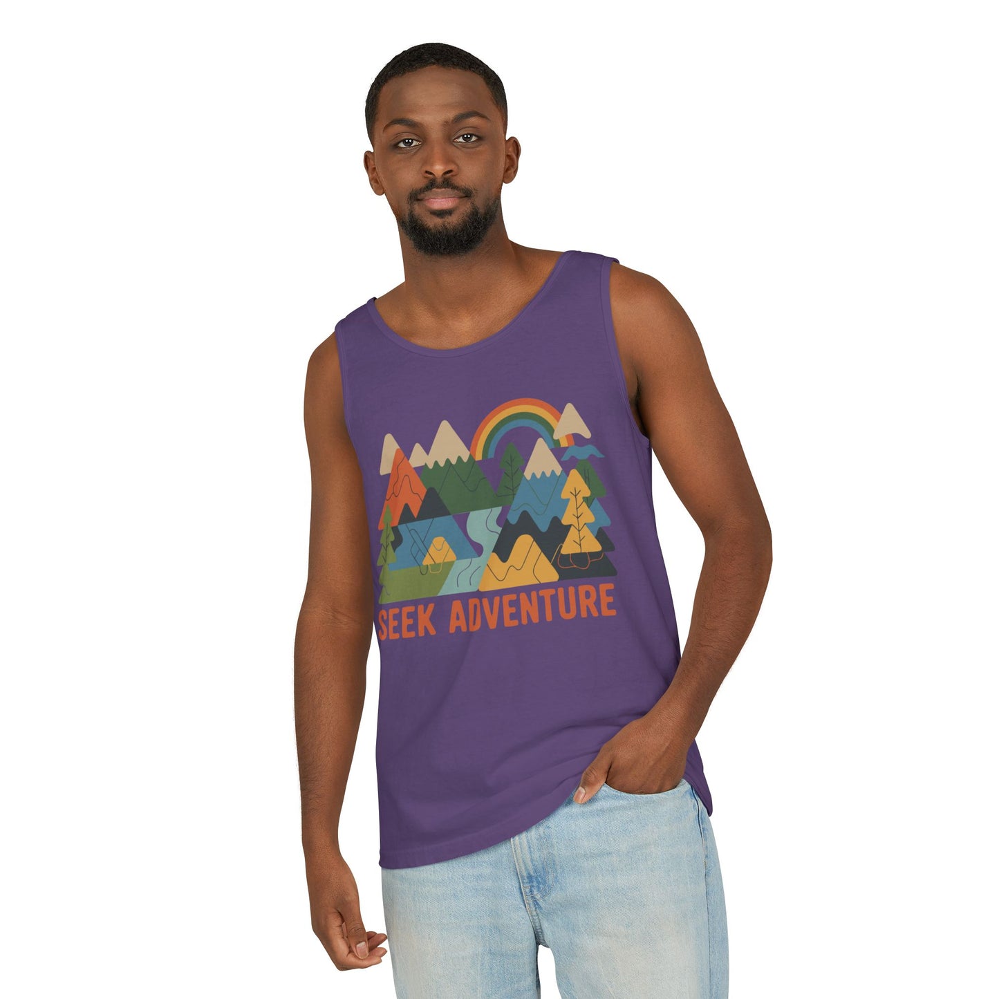 Seek Adventure Garment-Dyed Tank Top