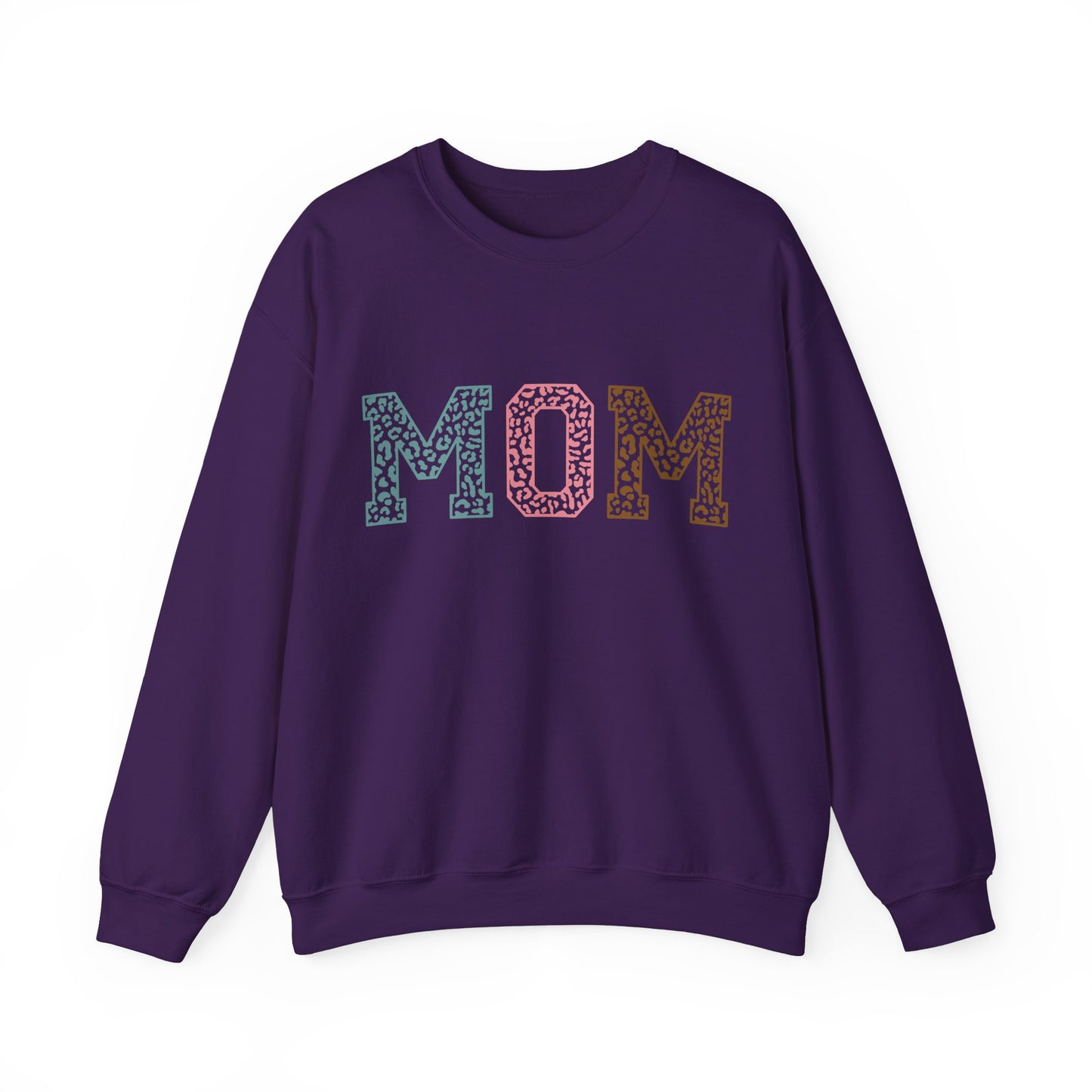 Leopard MOM Heavy Blend™ Crewneck Sweatshirt