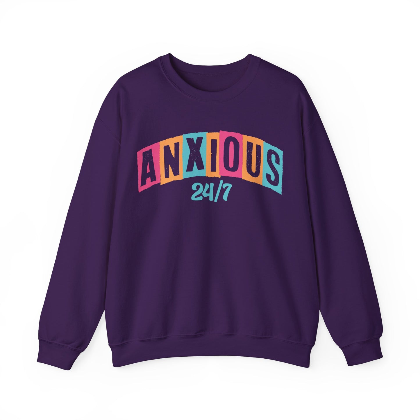 Anxious 24/7 Heavy Blend™ Crewneck Sweatshirt