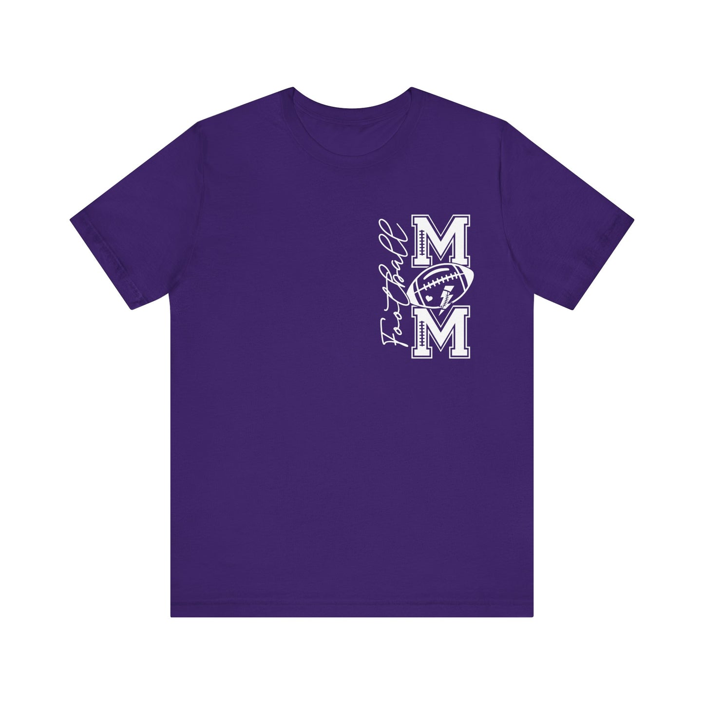 Football Mom F/B Jersey Short Sleeve Tee