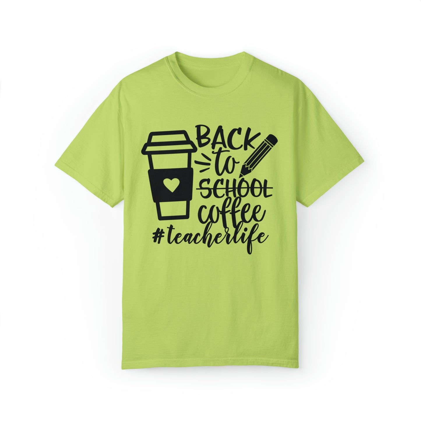 Back To Coffee Garment-Dyed T-shirt