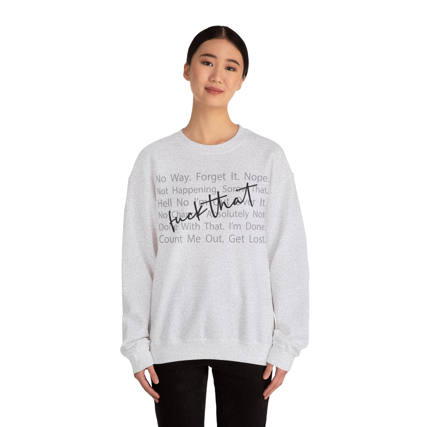 F That Heavy Blend™ Crewneck Sweatshirt
