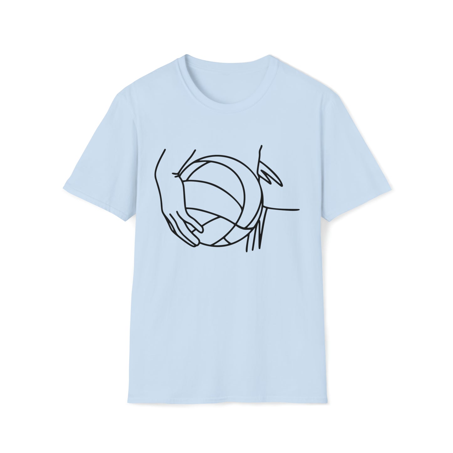 Hand with Volleyball Softstyle T-Shirt