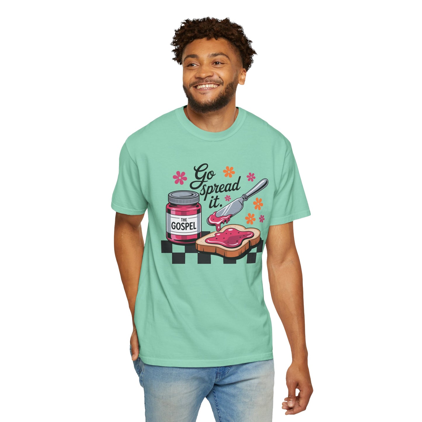 Go Spread It Garment-Dyed T-shirt
