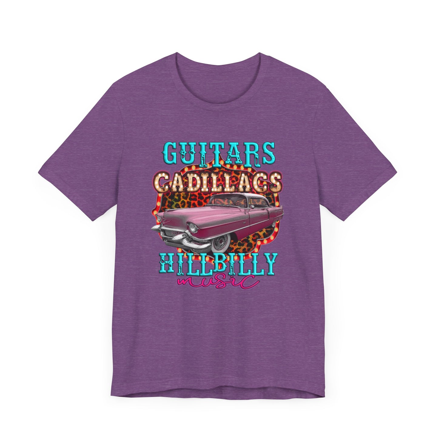 Guitars Cadillacs Hillbilly Music Jersey Short Sleeve Tee