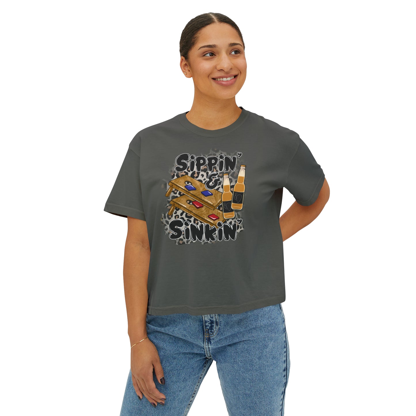 Sippin & Sinkin Women's Boxy Tee