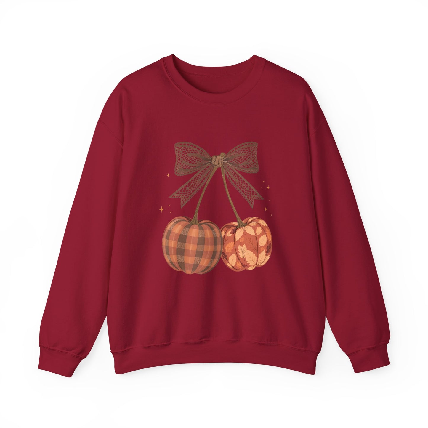 Preppy Cherry Pumpkins Heavy Blend™ Crewneck Sweatshirt