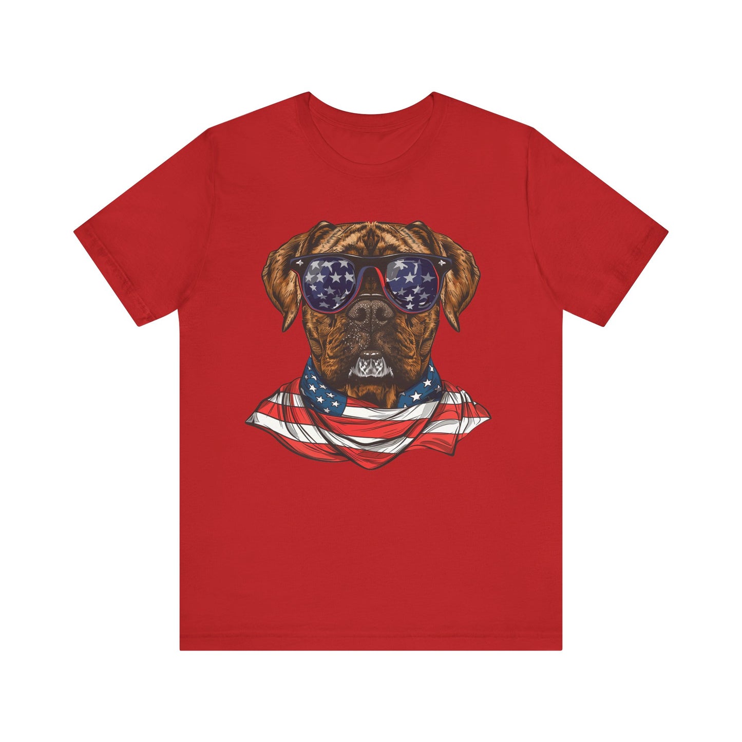 Patriotic Boxer Jersey Short Sleeve Tee