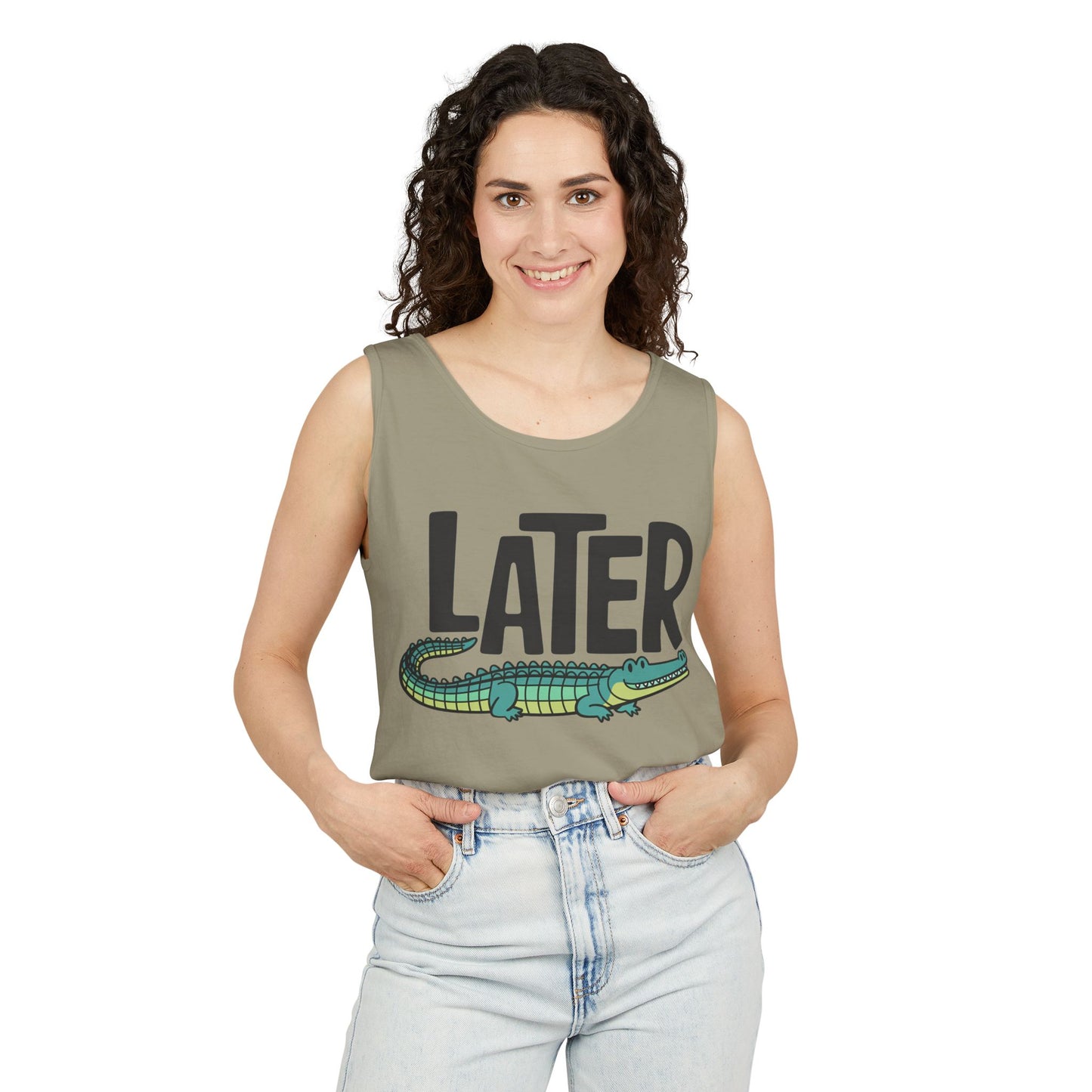 Later Gator Garment-Dyed Tank Top