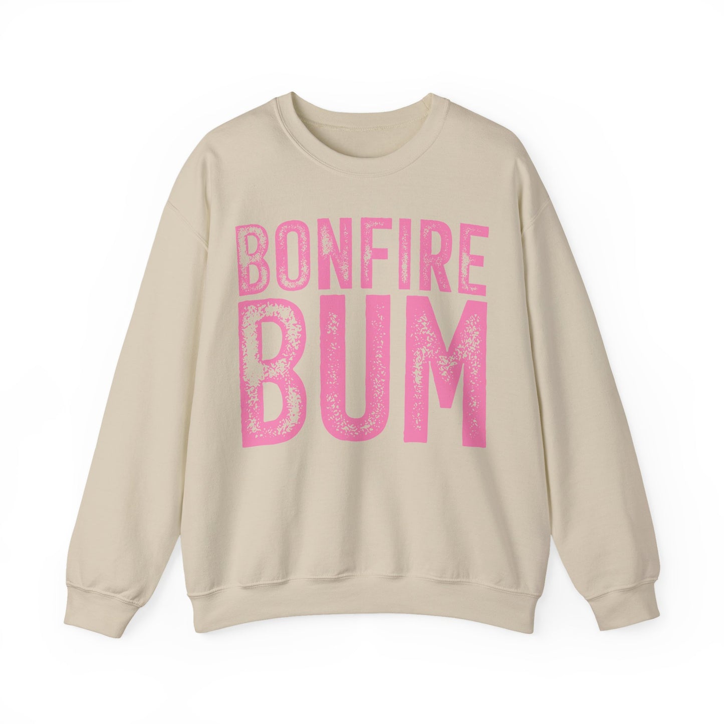 Pink Bonfire Bum Heavy Blend™ Crewneck Sweatshirt