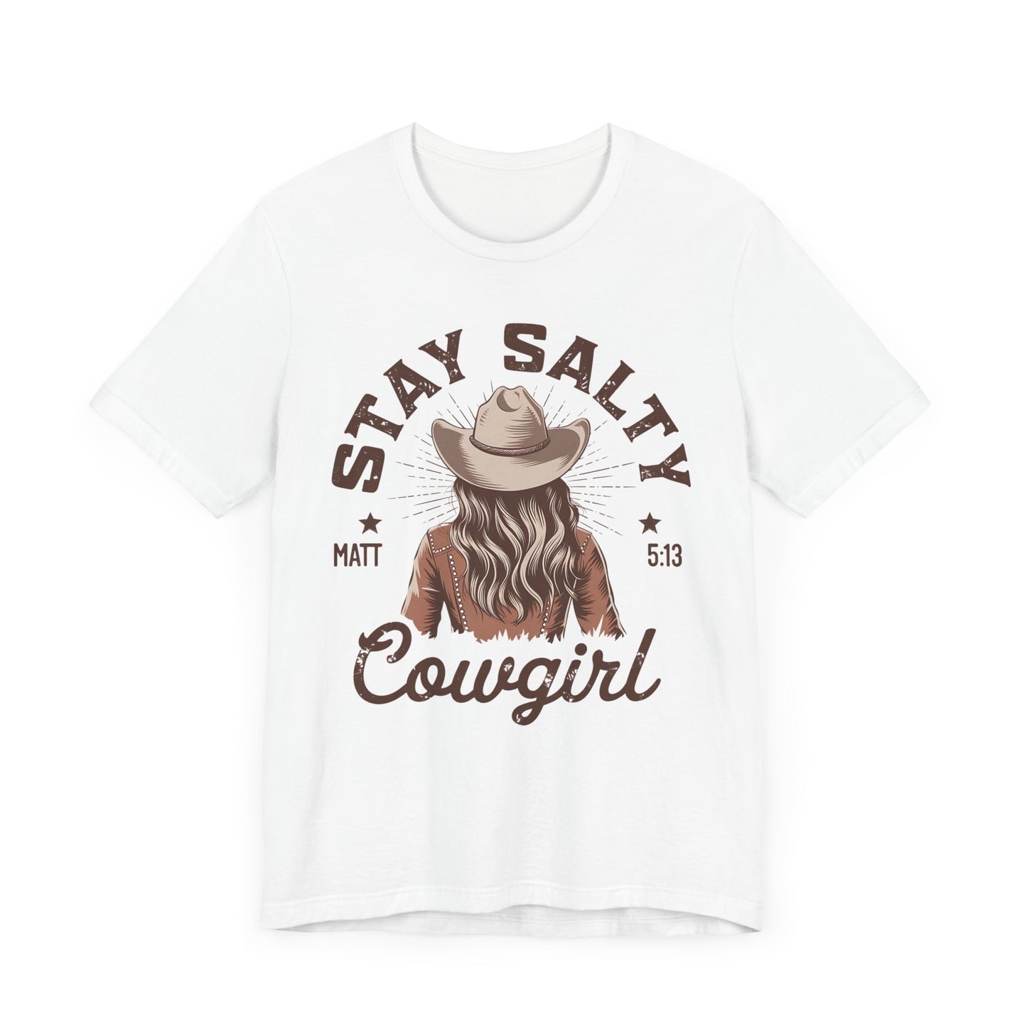 Stay Salty Cowgirl Jersey Short Sleeve Tee