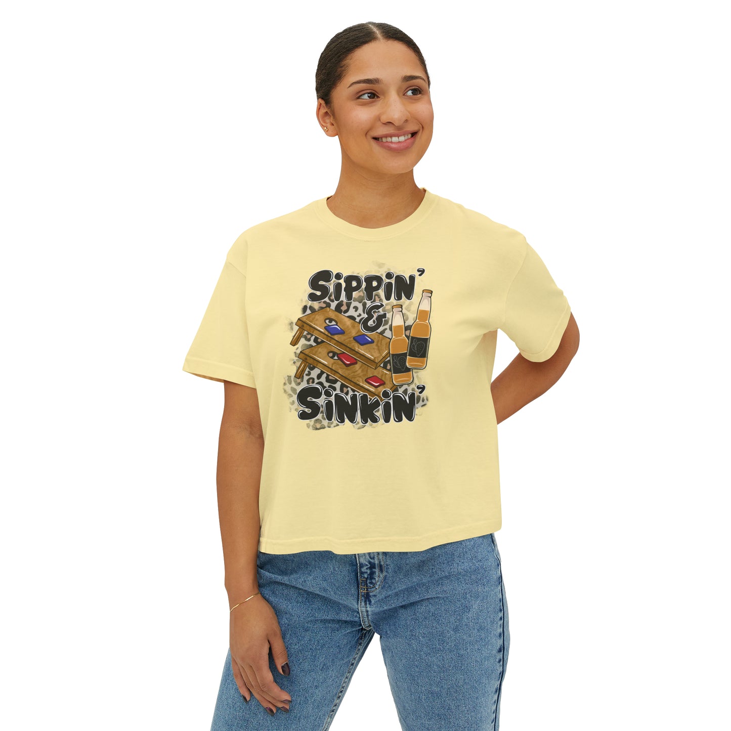 Sippin & Sinkin Women's Boxy Tee