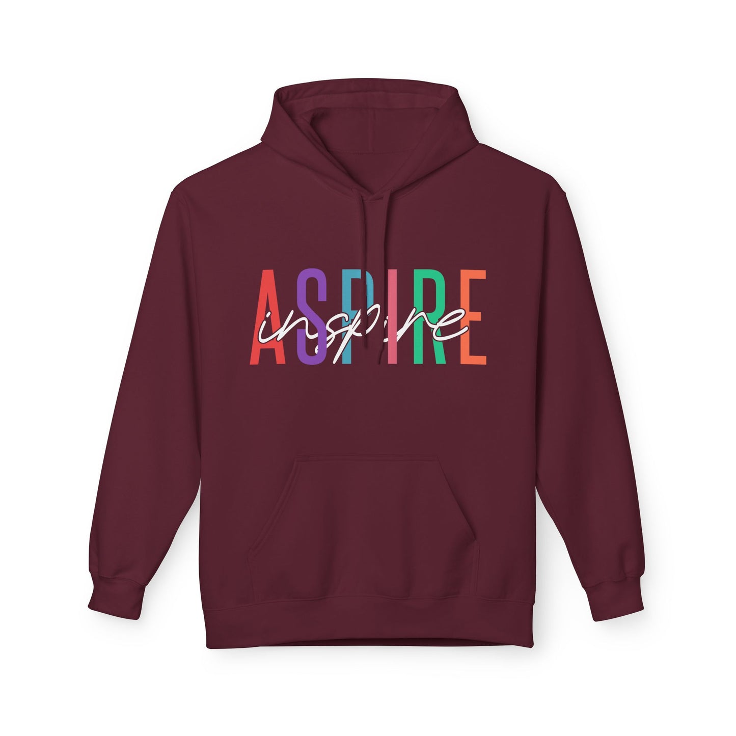 Aspire Inspire Midweight Softstyle Fleece Hoodie