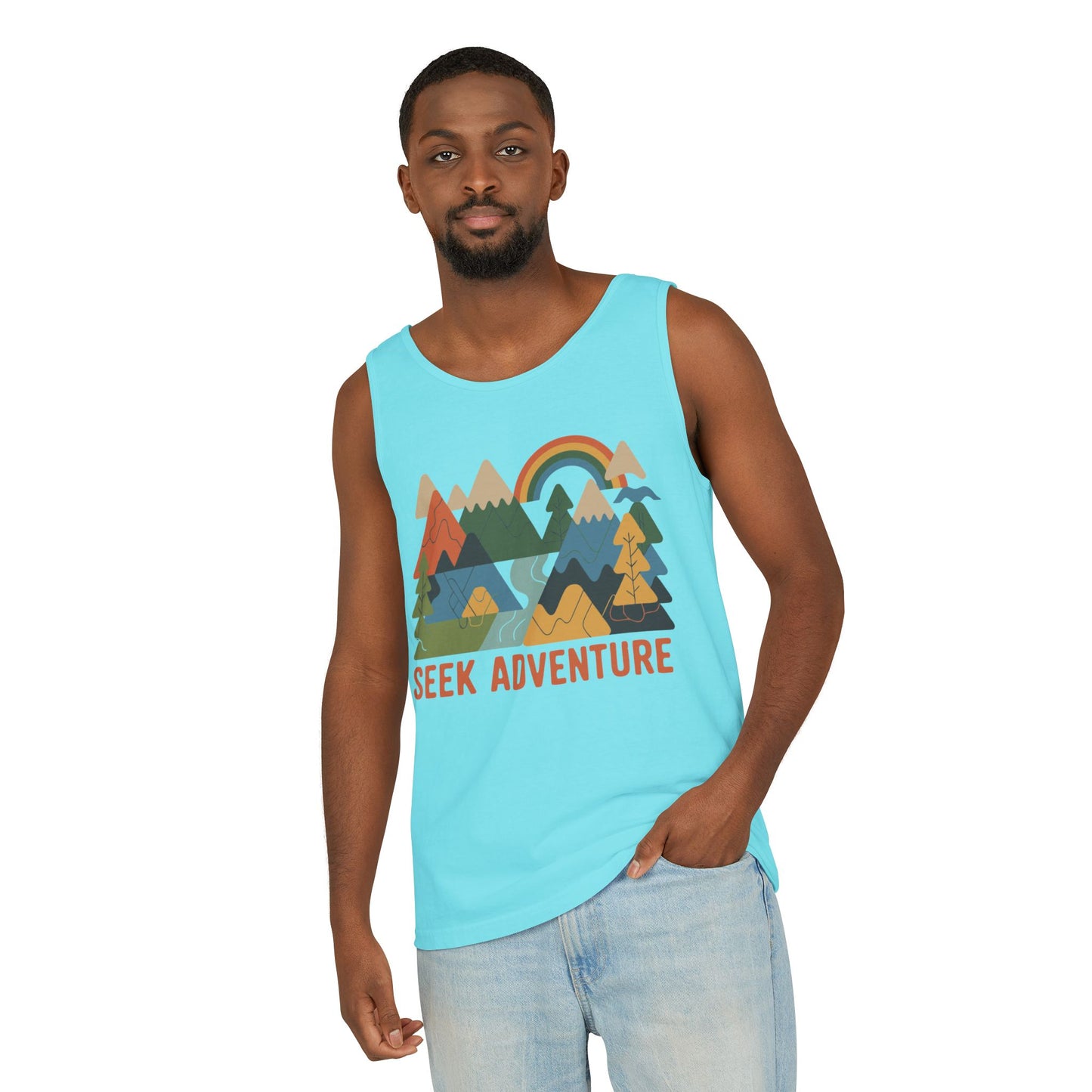 Seek Adventure Garment-Dyed Tank Top