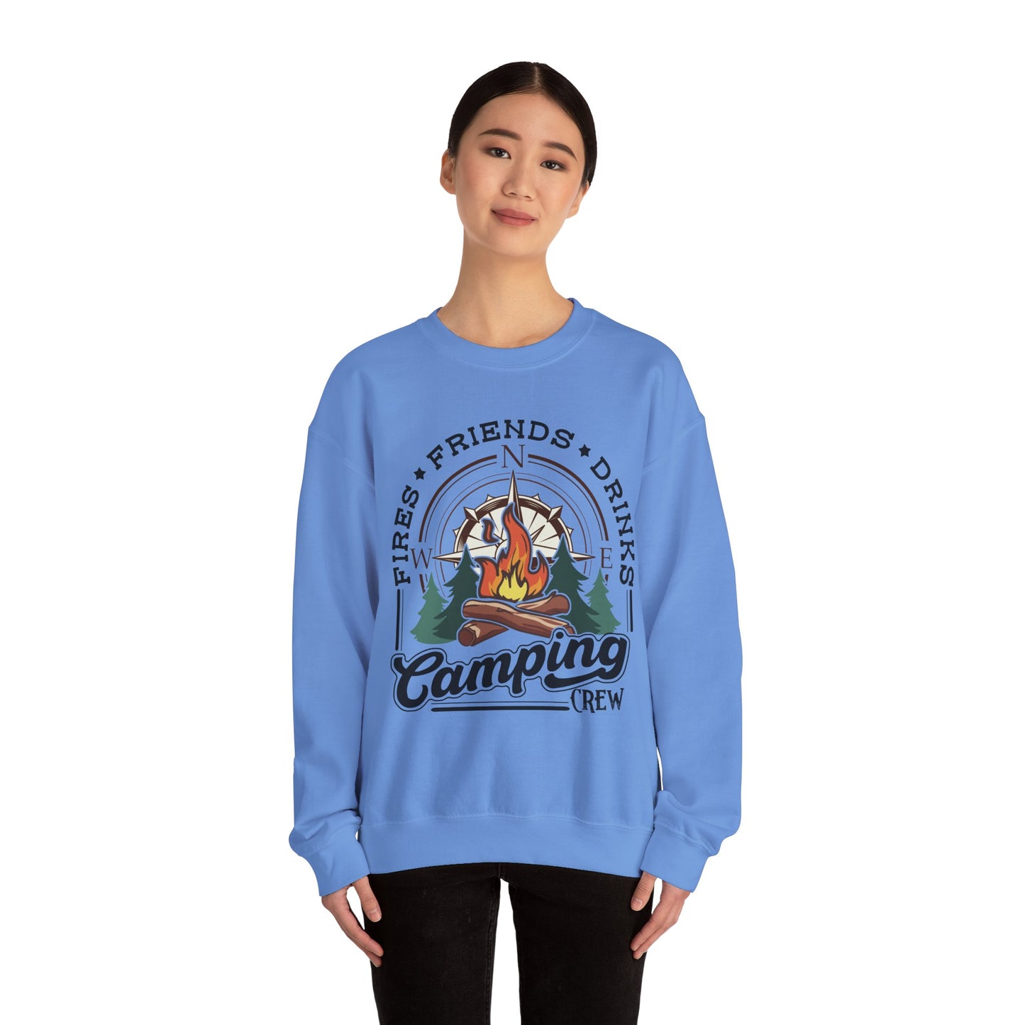 Camping Crew Heavy Blend™ Crewneck Sweatshirt